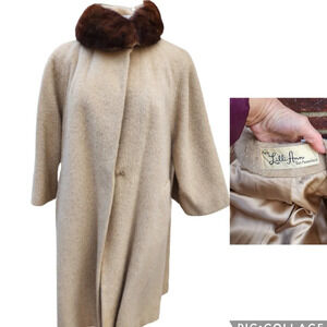 Vintage Lilli Ann Mink Collar coat